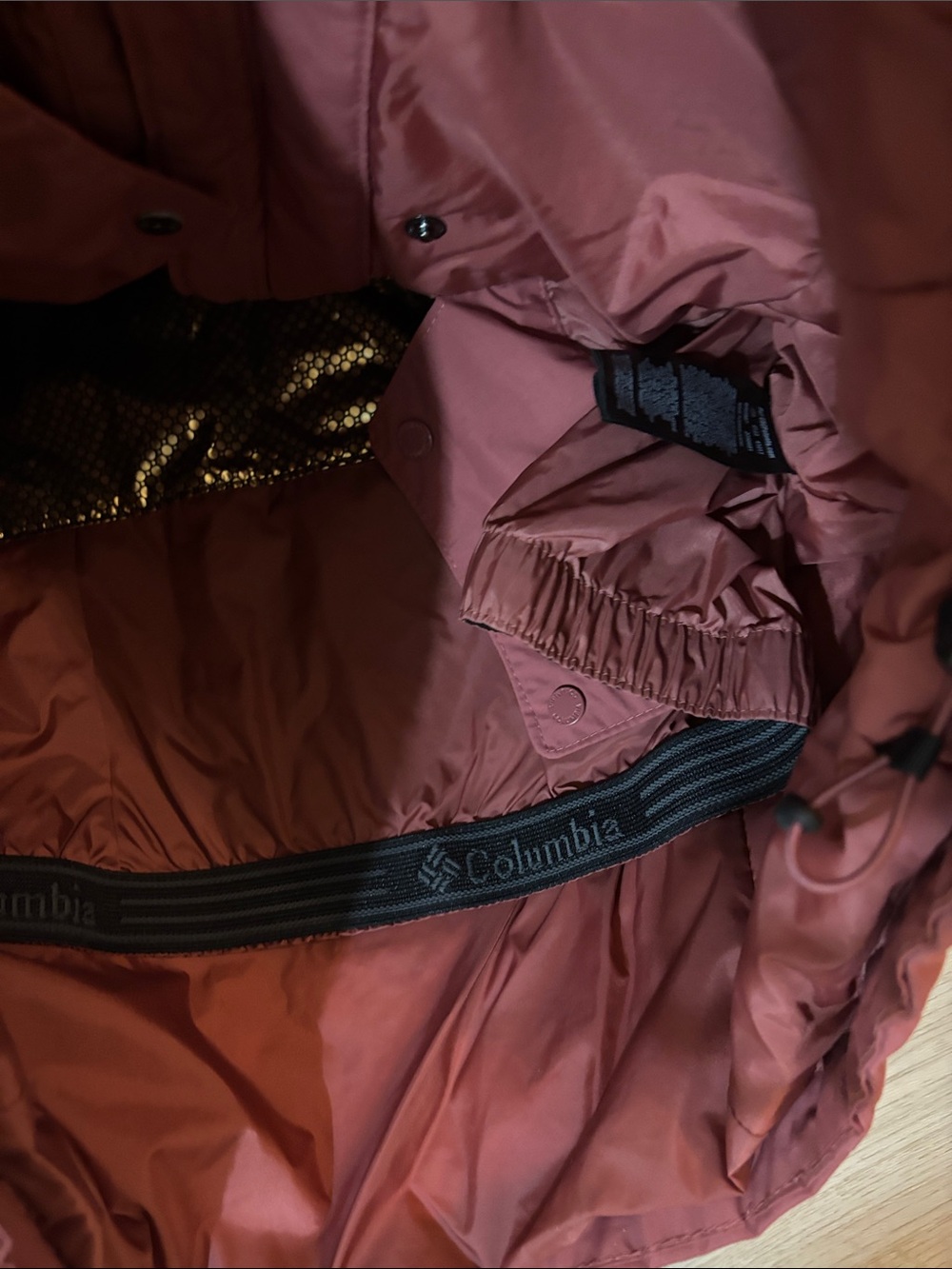 Columbia Heatzone TurboDown 1000 hooded jacket TITANIUM PANTS TOO OMNI HEAT S - Picture 5 of 16